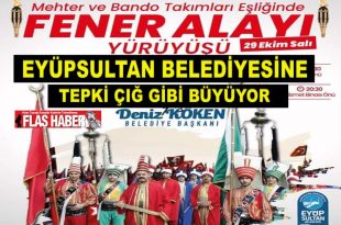 Eyüpsultan belediyesine tepkiler çığ gibi büyüyor.