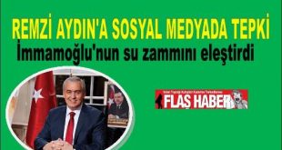 Eyüpsultan AK Parti  eski belediye başkanı Remzi Aydın sosyal medyada paylaştığı mesaja tepkiler büyüyor. İBB Meclisinde gündeme gelen su zammına yönelik teklif ve AK Partinin oy çokluğuyla red edilmesine yönelik Remzi Aydın'ın attığı mesaj takipçiler tarafından kınandı.