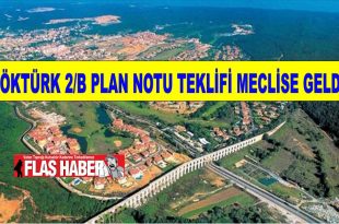 Göktürk Yerleşmesinin Bir Kısmına Ait Uygulama İmar Planı İtirazlarına İlişkin Uygulama İmar Planı Değişikliği Planında plan notu tadilatına ilişkin plan paftası